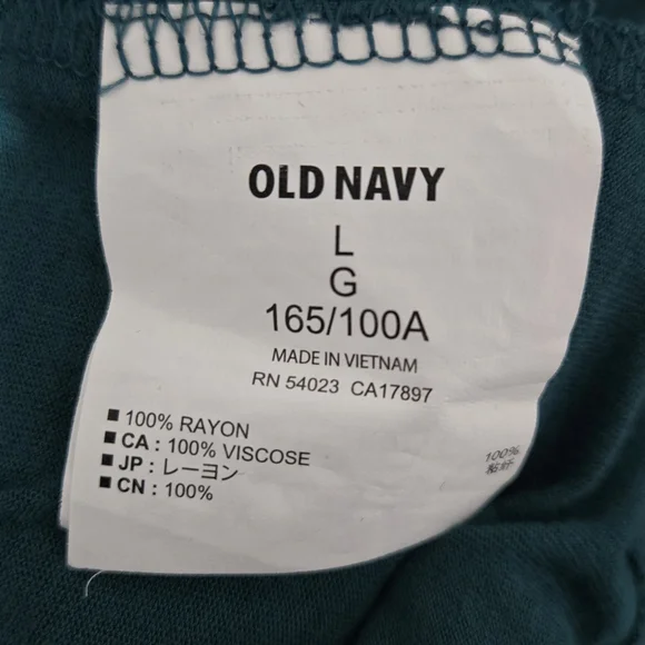 OLD NAVY Teal Long Sleeve Women's Top Size Large - Picture 9 of 11
